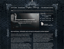 Tablet Screenshot of casparberry.com